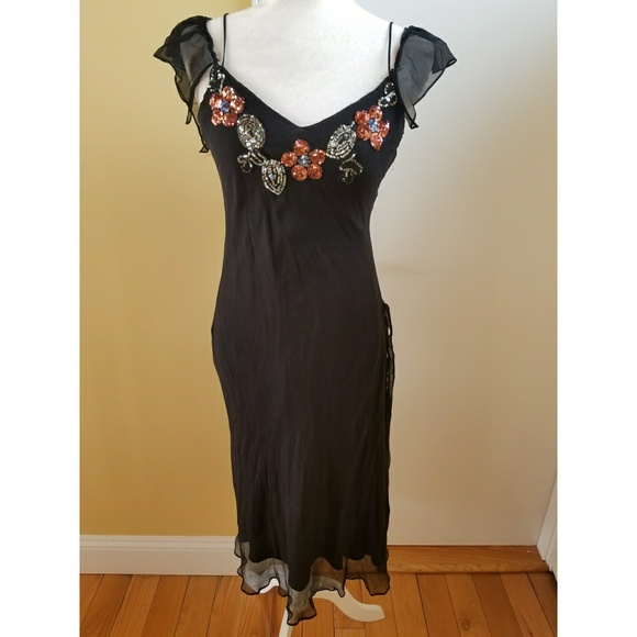 bias cut silk slip dress